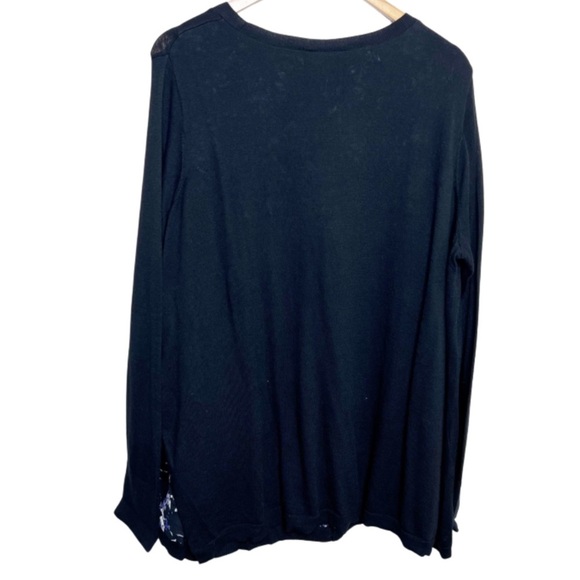 New with Tag Womens Simply Vera Vera Wang Mystical Amethyst Layered Sweater Plus - Picture 11 of 16